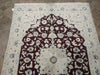 Load image into Gallery viewer, 5 x 8 Persian Naeen rug Wool &amp; silk Burgundy #5062