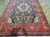 Load image into Gallery viewer, 7 x 11 Persian Sarouk Esfahan Traditional rug Navy Blue #5291