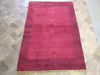 Load image into Gallery viewer, 5 x 6 CLEARANCE SALE Handmade Wool SOLID RED GABBEH CONTEMPORARY RUG #5316