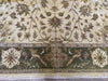 Load image into Gallery viewer, 8 x 10 Ivory Green Natural Wool rug Vegie dye #5335