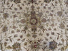 Load image into Gallery viewer, 8 x 10 Ivory Green Natural Wool rug Vegie dye #5335