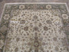 Load image into Gallery viewer, 8 x 10 Ivory Green Natural Wool rug Vegie dye #5335