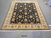 Load image into Gallery viewer, 8 x 10 BLACK Zigler Rug Natural Wool #5338