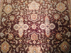 Load image into Gallery viewer, 8 x 8 SQUARE CHOCOLATE BROWN BURGUNDY Chobi Zigler Rug #5361