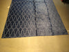 Load image into Gallery viewer, 9&#39; x 12&#39; Modern BLUE Rug bamboo Silk Raised Pile  F-5374