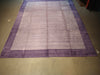 Load image into Gallery viewer, 9.3 x 11.10 SOLID Lavander Purple Contemporary Handmade Wool Rug F-5381