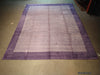 Load image into Gallery viewer, 9.3 x 11.10 SOLID Lavander Purple Contemporary Handmade Wool Rug F-5381