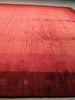 Load image into Gallery viewer, 9 x 12 SOLID RED HANDMADE GABBEH RUG #5463