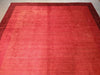 Load image into Gallery viewer, 9 x 12 SOLID RED HANDMADE GABBEH RUG #5463