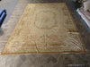 Load image into Gallery viewer, 9.4 x 13.7 Neutral Colors Flat-Weave Aubusson Rug #F-5507