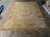 Load image into Gallery viewer, 9.4 x 13.7 Neutral Colors Flat-Weave Aubusson Rug #F-5507