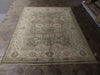 Load image into Gallery viewer, 8.3 x 10.1 Sage Green New Oushak Hand-knotted Wool Rug Sage Green F-5525