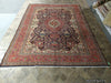 Load image into Gallery viewer, 9.5 x 12.7 Persian Kashmar Rug- Navy BLue Exotic Pattern #F-5527