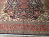 Load image into Gallery viewer, 9.5 x 12.7 Persian Kashmar Rug- Navy BLue Exotic Pattern #F-5527