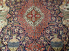 Load image into Gallery viewer, 9.5 x 12.7 Persian Kashmar Rug- Navy BLue Exotic Pattern #F-5527