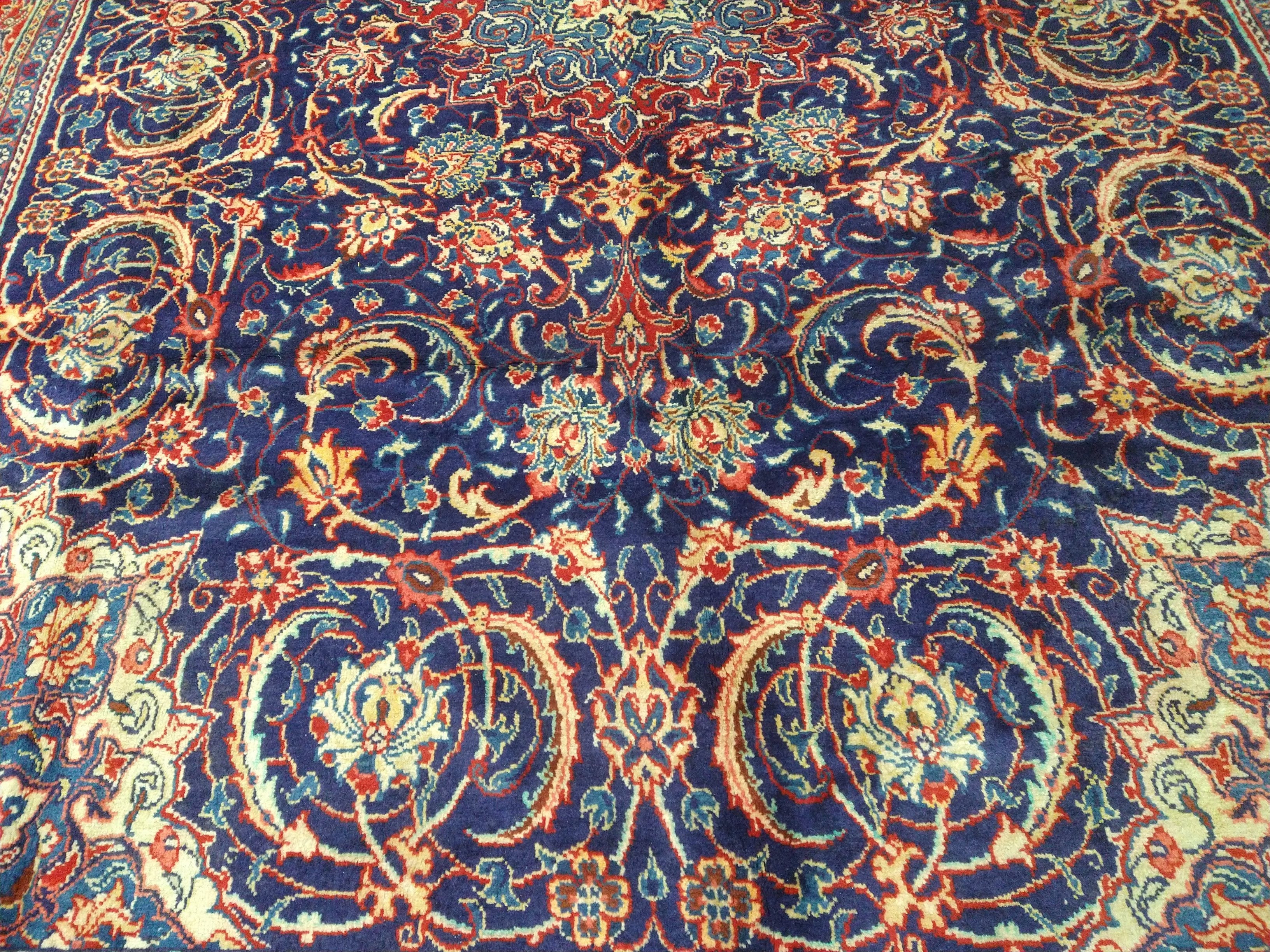 10x13 Antique Mustafi Mahal Rug – Centuries Rug Shoppe