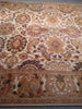 Load image into Gallery viewer, 9.0 x 12.3 Ivory, Army Honey Brown Wool New Rug #F-5581