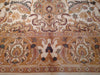 Load image into Gallery viewer, 9.0 x 12.3 Ivory, Army Honey Brown Wool New Rug #F-5581