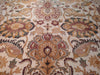 Load image into Gallery viewer, 9.0 x 12.3 Ivory, Army Honey Brown Wool New Rug #F-5581