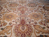 Load image into Gallery viewer, 9.0 x 12.3 Ivory, Army Honey Brown Wool New Rug #F-5581