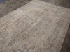 Load image into Gallery viewer, 6.3 x 9.6 Vintage Distressed Rug TAUPE Gray #F-5588