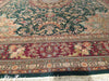 Load image into Gallery viewer, 8 x 10 Emerald Green Wool and Silk Tabriz Rug Fine Quality #F-5610