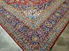 Load image into Gallery viewer, 9.6 x 13.10 Persian Red Blue traditional Kashan Rug - Pre Owned #F-5625