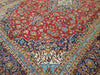 Load image into Gallery viewer, 9.6 x 13.10 Persian Red Blue traditional Kashan Rug - Pre Owned #F-5625