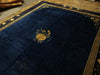 Load image into Gallery viewer, 9.2 x 11.5 CHINA ART DECO RUG 1930&#39;s Blue #F-5633