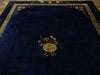 Load image into Gallery viewer, 9.2 x 11.5 CHINA ART DECO RUG 1930&#39;s Blue #F-5633