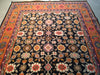 Load image into Gallery viewer, 7.11 x 10.3 Hand-knotted Mahal Rug BLACK CORAL#F-5675