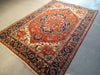 Load image into Gallery viewer, 6.1 x 8.11 New Handmade Serapi Natural Wool Rug Decorative Colors #F-5721