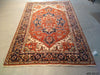 Load image into Gallery viewer, 6.1 x 8.11 New Handmade Serapi Natural Wool Rug Decorative Colors #F-5721