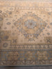 Load image into Gallery viewer, 6 x 9 New Geometric Oushak Rug Neutral Colors #F-5727