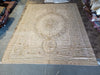 Load image into Gallery viewer, 9.2 x 12.5 French Aubusson Flat Weave Rug Neutral Colors #F-5808