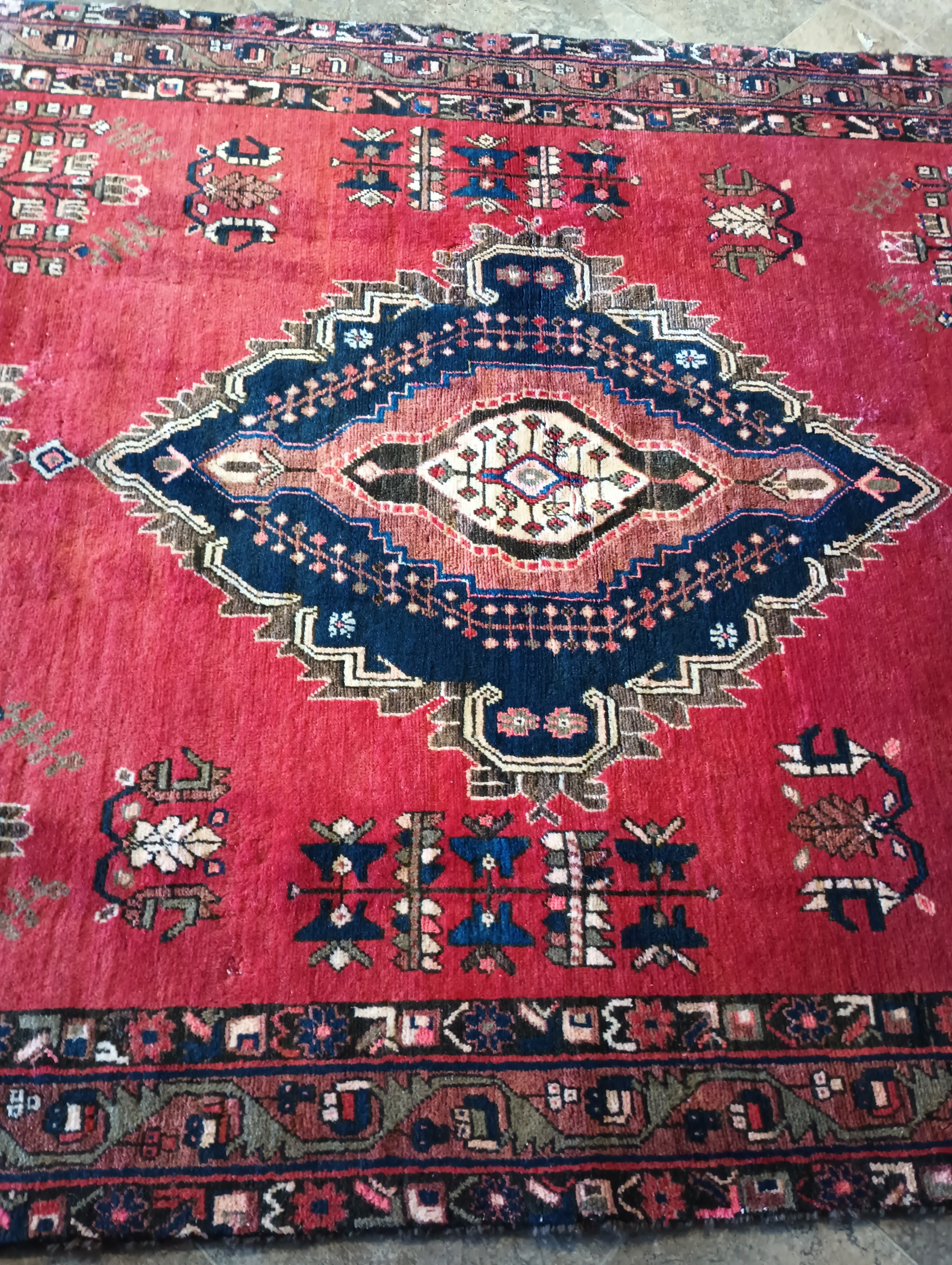 Tribal Persian Mini Rug No. r5344 - J&D Oriental Rugs Co