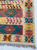 Load image into Gallery viewer, 5 x 6 Multi-Color Ivory Kilim Rug K-95