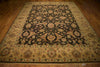 Load image into Gallery viewer, 8&#39; x 10&#39; Quality Handmade JAIPOUR Rug  DENSE LUSTROUS WOOL Black Gold   52951