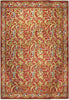 Load image into Gallery viewer, 8.10 x 11.10 CORAL RED Needlepoint TULIP Rug 11419