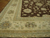 Load image into Gallery viewer, 9.1 x 12.6 Natural Quality Wool Handmade Chobi Peshawar Rug DARK BROWN #PIX-11555