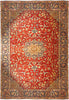 Load image into Gallery viewer, 9.7 x 16 Large Vintage Persian Najaf Esfahan Traditional Wool Rug Preowned 12531