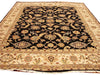 Load image into Gallery viewer, 8&#39; x 9&#39; Black Jaipour Rug 12657