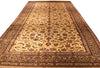 Load image into Gallery viewer, 7.10 x 17.2 Ivory Signed Persian Classic Kashan Rug 15093