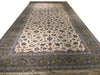 Load image into Gallery viewer, 9&#39; x 18&#39; Large Ivory Persian Kashan Rug 15561