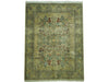 Load image into Gallery viewer, 9.1 x 12 Beige Signed Very Fine Wool Rug 16263