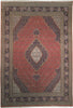 Load image into Gallery viewer, 8.1 x 11.4 Persian Fine Tabriz Wool and Silk Rug 400 KPSI 18180