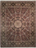 Load image into Gallery viewer, 7.10 x 9.10 Lavar Wool&amp;Silk Fine Quality Rug GONBAD DOM 18618