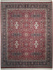 Load image into Gallery viewer, 8.3 x 10.1 Red Signed Fine Quality Wool Rug PAKISTAN HANDMADE 18656