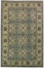 Load image into Gallery viewer, 5.9 x 9 Pine Green Chobi Peshawar Rug 20263