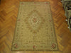 Load image into Gallery viewer, 6 x 9 SAGE GREEN Needlepoint Flat Weave Rug #PIX-20707